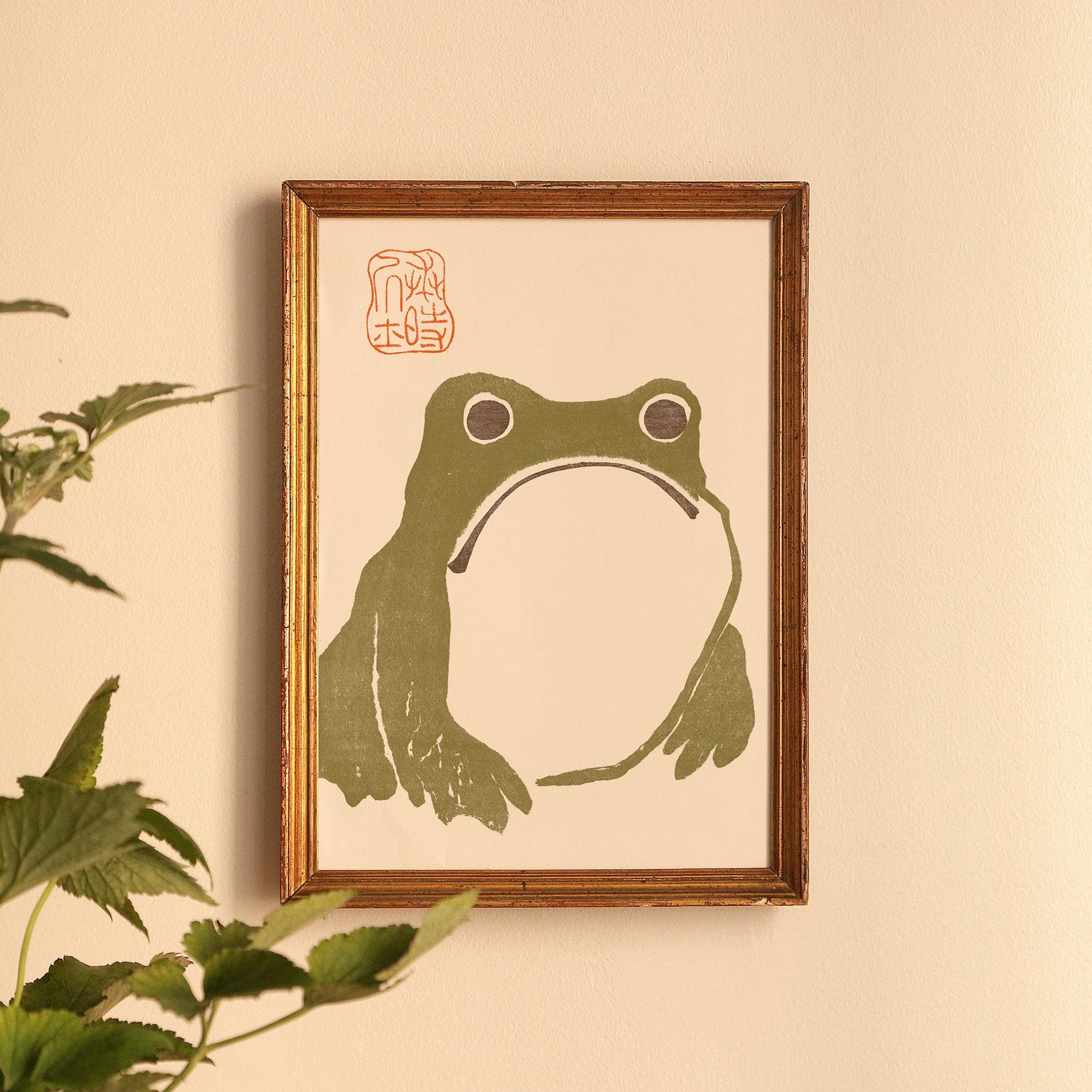 Aster Edition - Wholesale Poster - Poster: Green Frog - Matsumoto Hoji1