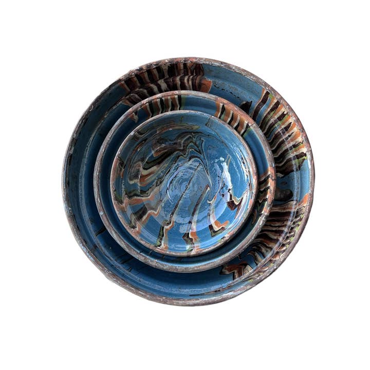 Blue Ocean Traders - Wholesale Decorative Plate/Dish/Bowl - Cottage Crafted Bowl