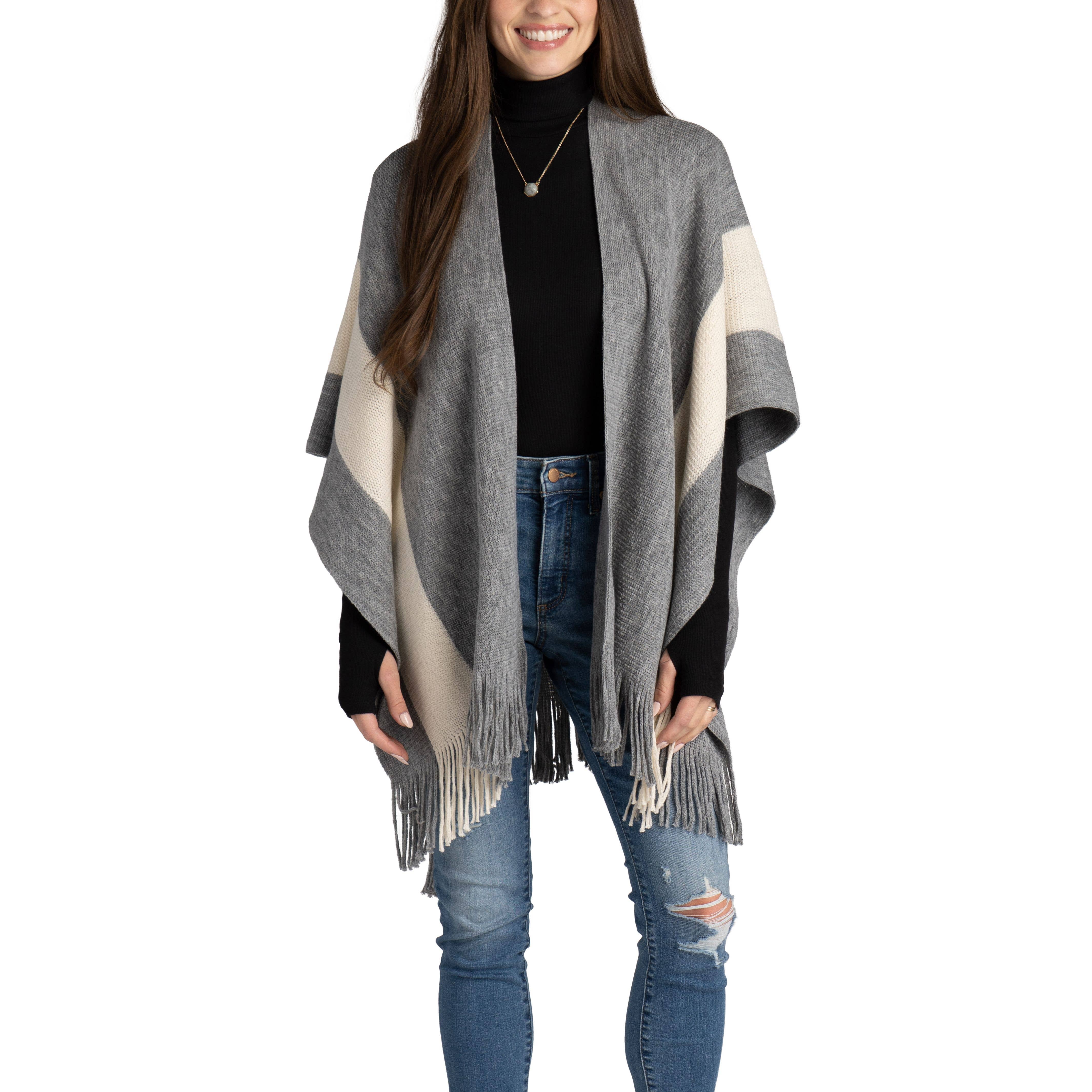 DM Merchandising - Wholesale Wrap - Women's - Jack & Missy Sonoma Ruana Open Stock2