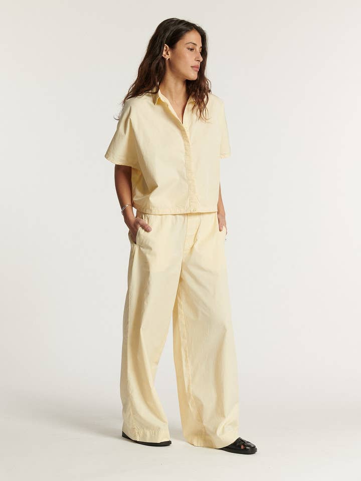 DEVA popeline vanille voor wholesale door LABDIP