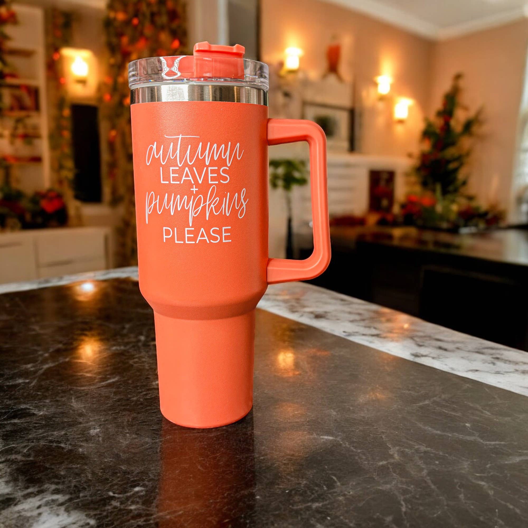 Gia Roma - Wholesale Insulated Mug/Tumbler - Sweater Weather Cream 40 oz Travel Tumbler, Fall Home & Gift65