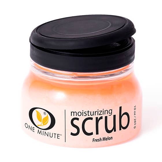 10 oz Exfoliating Fresh Melon Salt Scrub for wholesale by One Minute Manicure