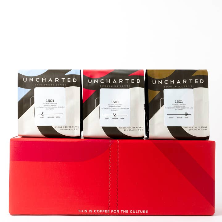 Uncharted Coffee - Wholesale Coffee Beans - Organic Whole Bean Coffee Gift Set, 3-9oz Bags2