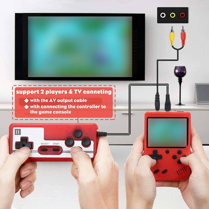 Infinite Basics - Wholesale Electronic Toy - Kids & Baby - 400-In-1 Handheld Game Console with 2 Player Controller & TV Connection21