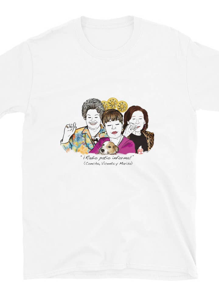 Unisex t-shirt, Radio Patio för wholesale av El loco del Pelo Rizo