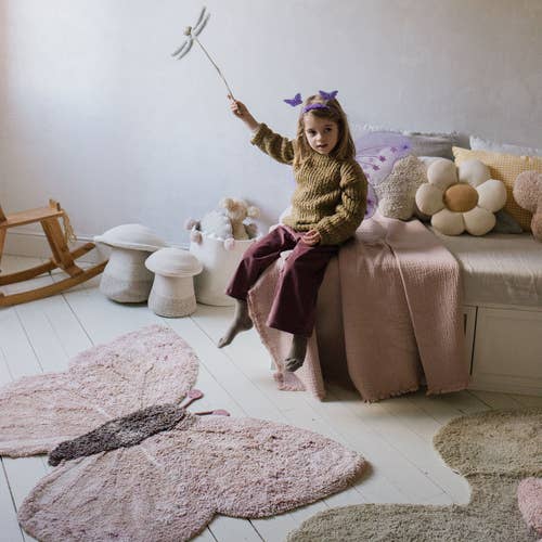 Lorena Canals - Vente Tapis – enfant et bébé - Tapis lavable pour animaux Baby Butterfly