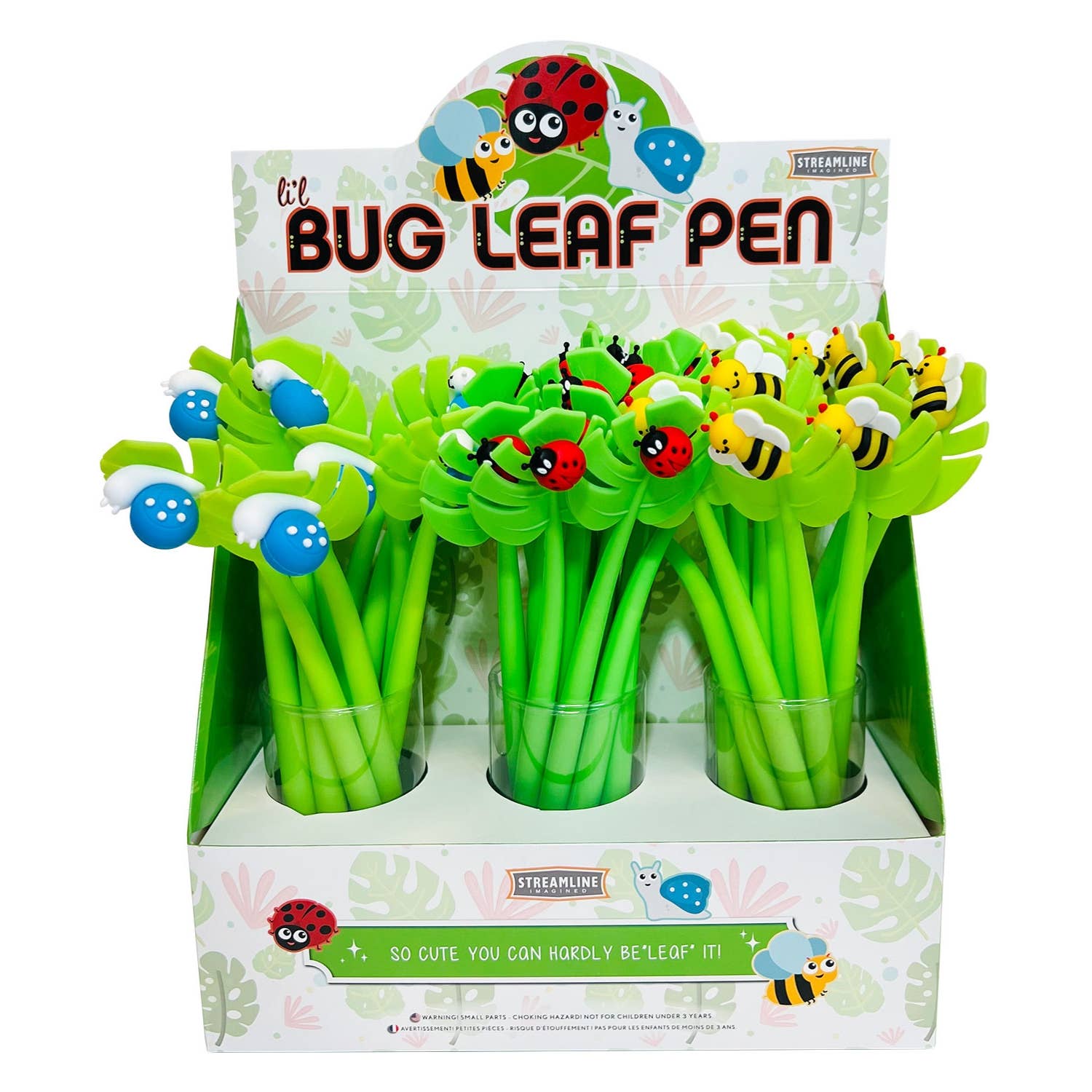 Streamline – wholesale Pen – Bug Leaf Gel Pens2