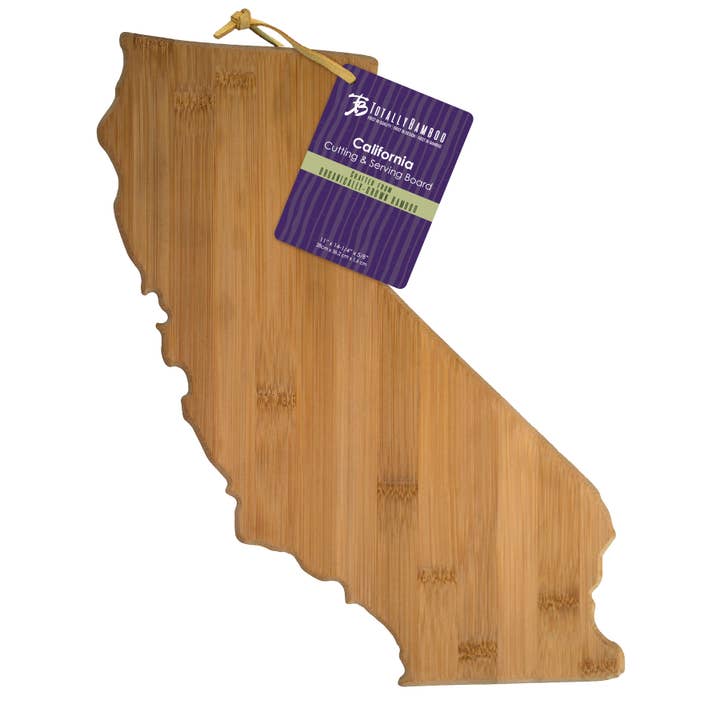 Totally Bamboo - Wholesale Cutting Board - California State-Shaped Bamboo Serving & Cutting Board