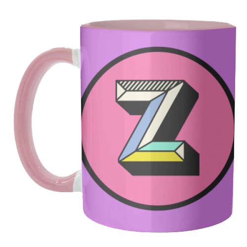 ART WOW – wholesale Coffee mug – Mugs 'Z - Personalised Bold Initial Lett2