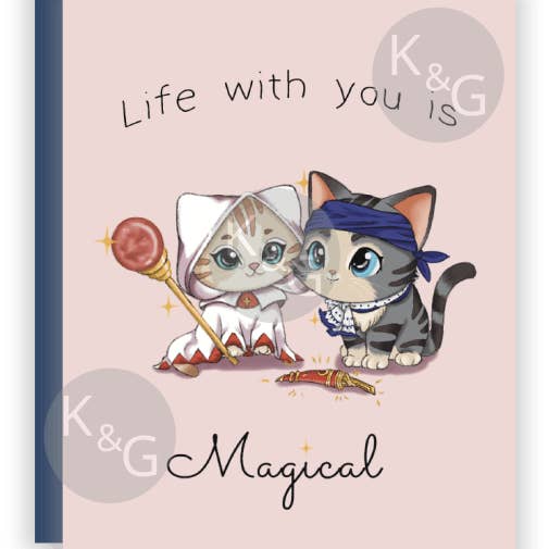 Kiri & Gus Ltd - Vendita all'ingrosso Biglietti d'amore - Biglietto d'auguri - Gattini magici