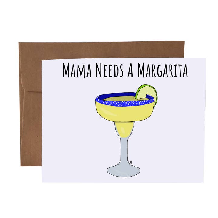 Mama braucht eine Margarita-Grußkarte für den Großhandel von SKP ink