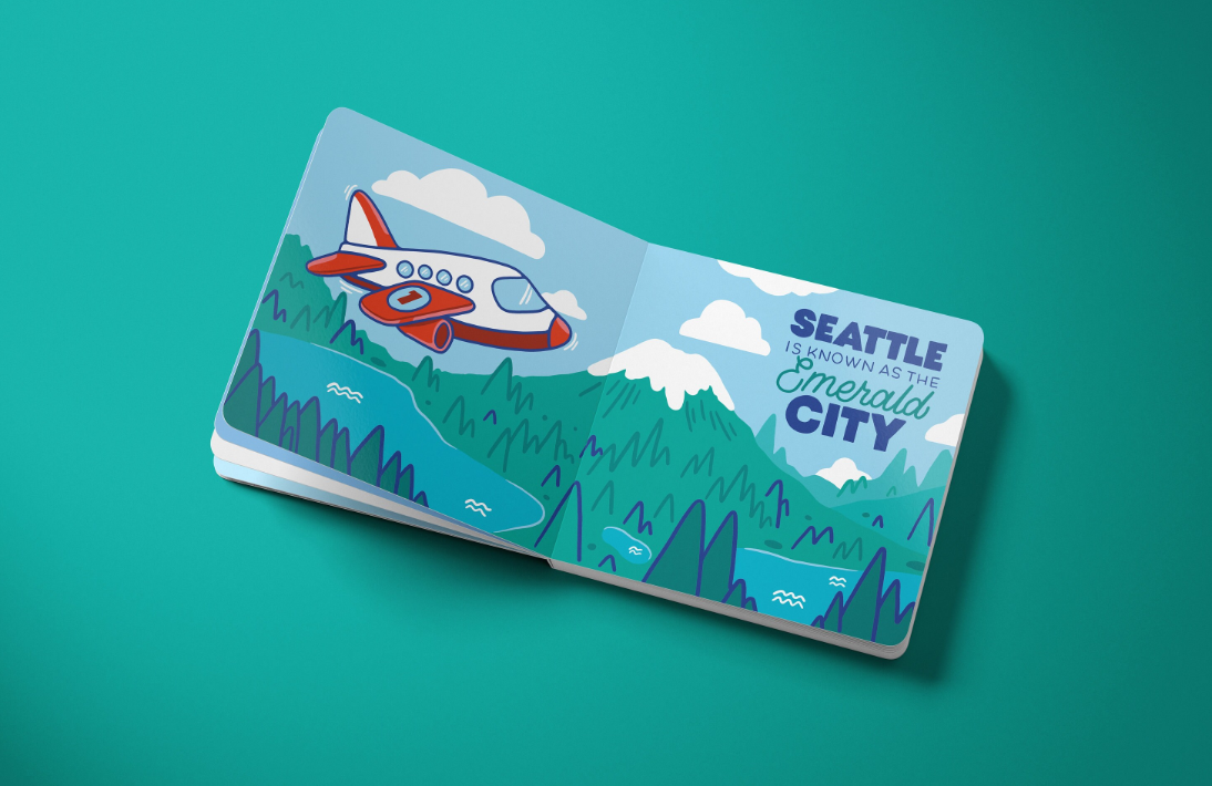 Nosh and Nap Books - Wholesale Baby & Toddler Book (0-2) - Let's Go To Seattle4