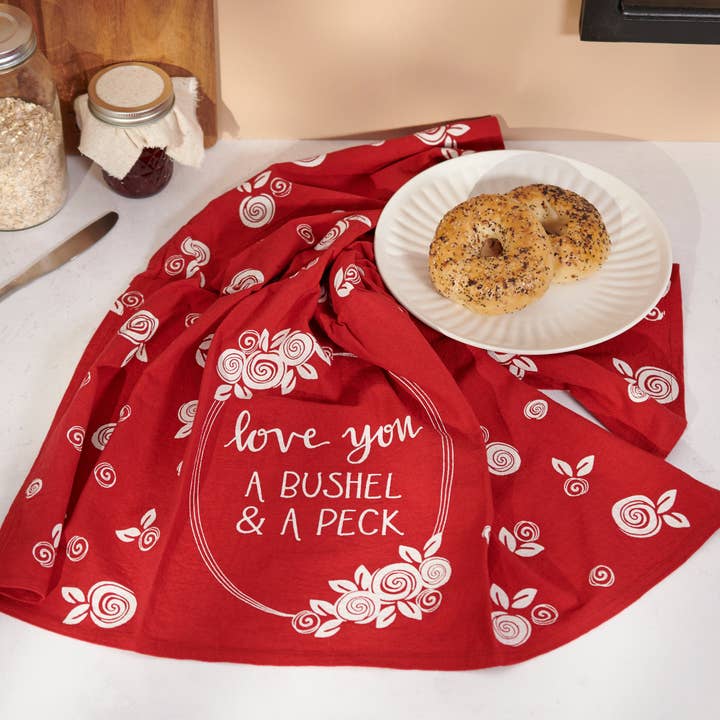 Primitives by Kathy - Wholesale Tea Towel - Love You Kitchen Towel