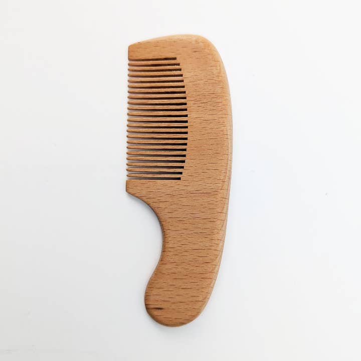 Compact Wooden Hair Comb – 100% Natural Beechwood for wholesale by EcoFreax