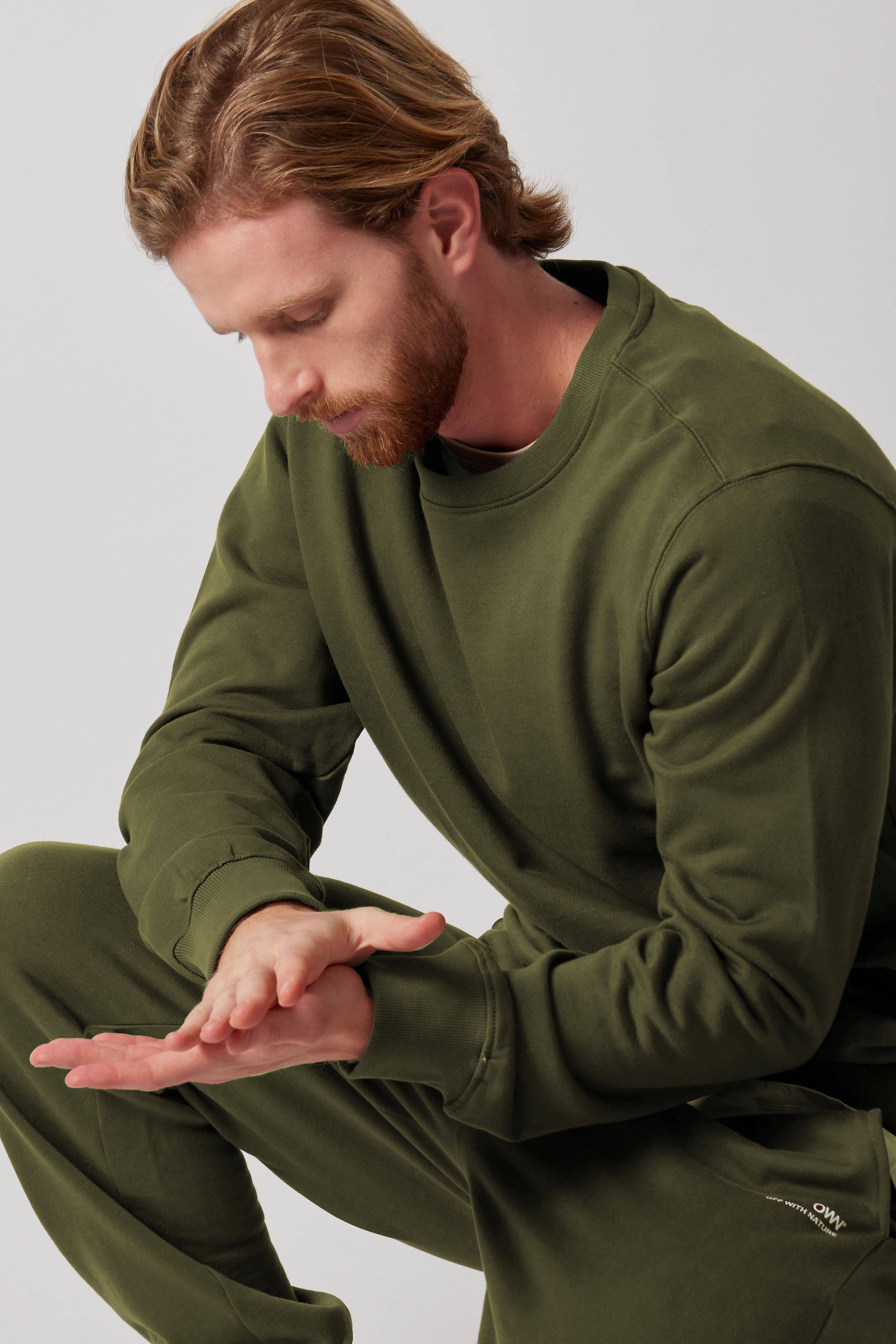 OWN OFF WITH NATURE - Wholesale Lounge Set - Men's - Crewneck Sweatshirt Set + Fleece Joggers25