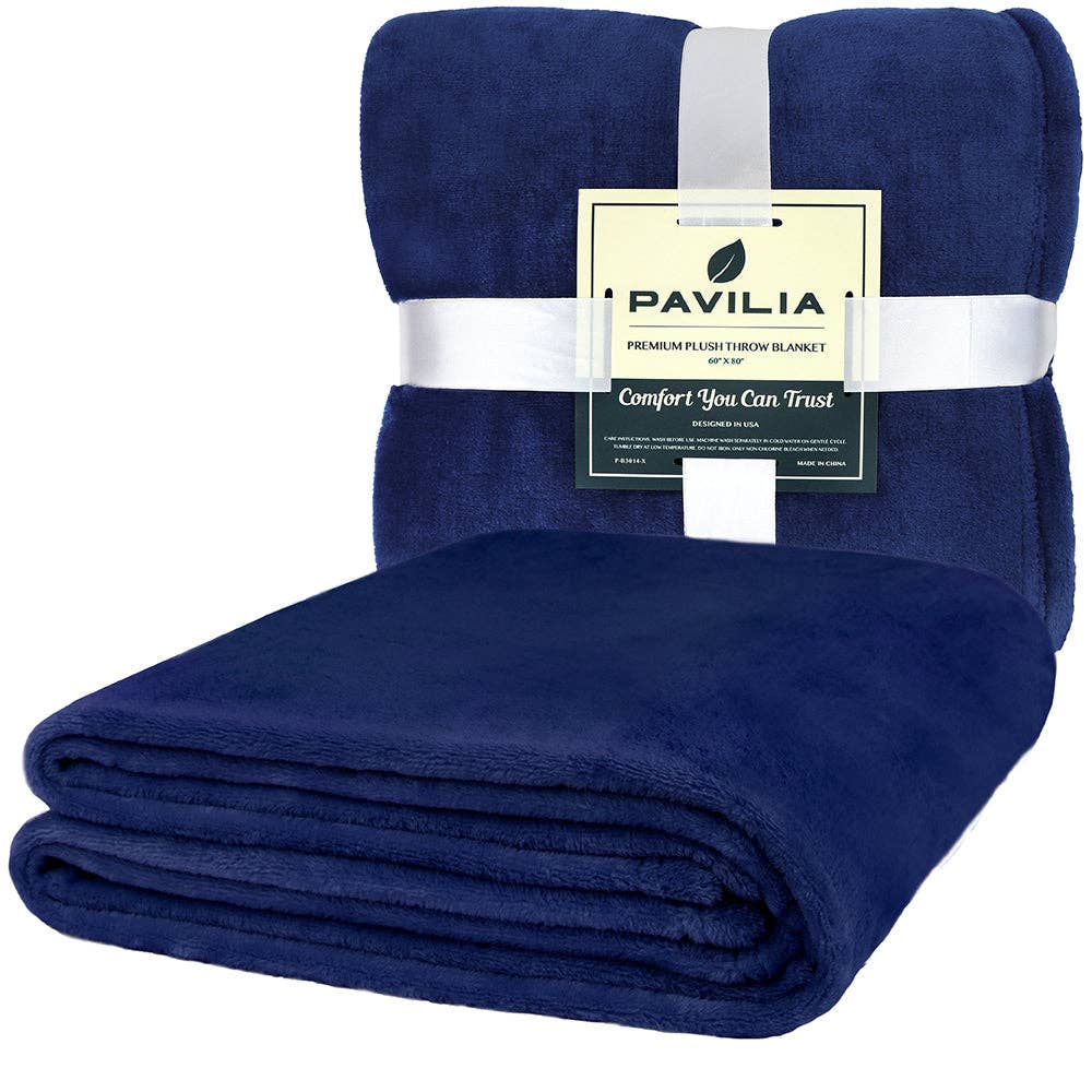 Pavilia - Wholesale Throw Blanket - Classic Fleece Throw Blanket37