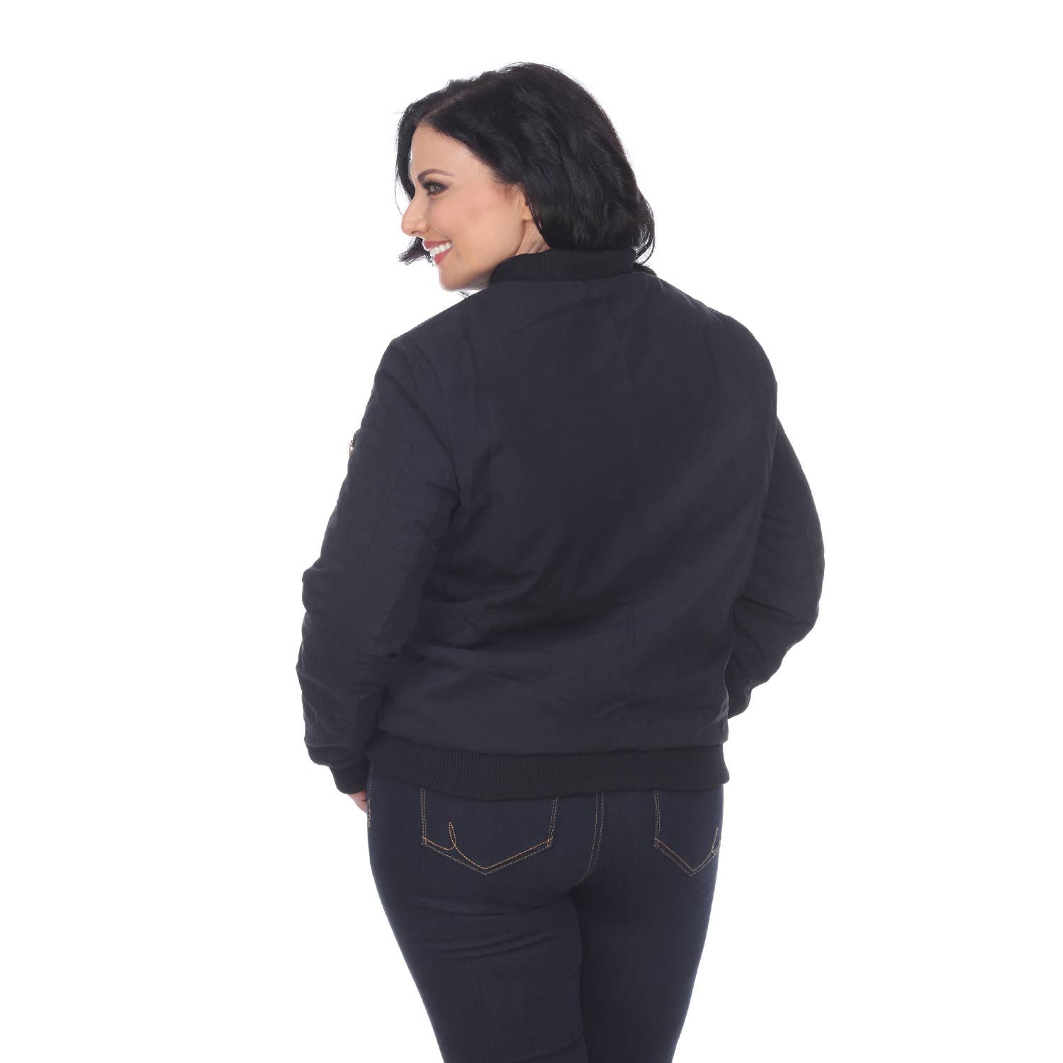 WHITE MARK - Wholesale Bomber Jacket - Women's - Bomber Jacket - Plus Size2