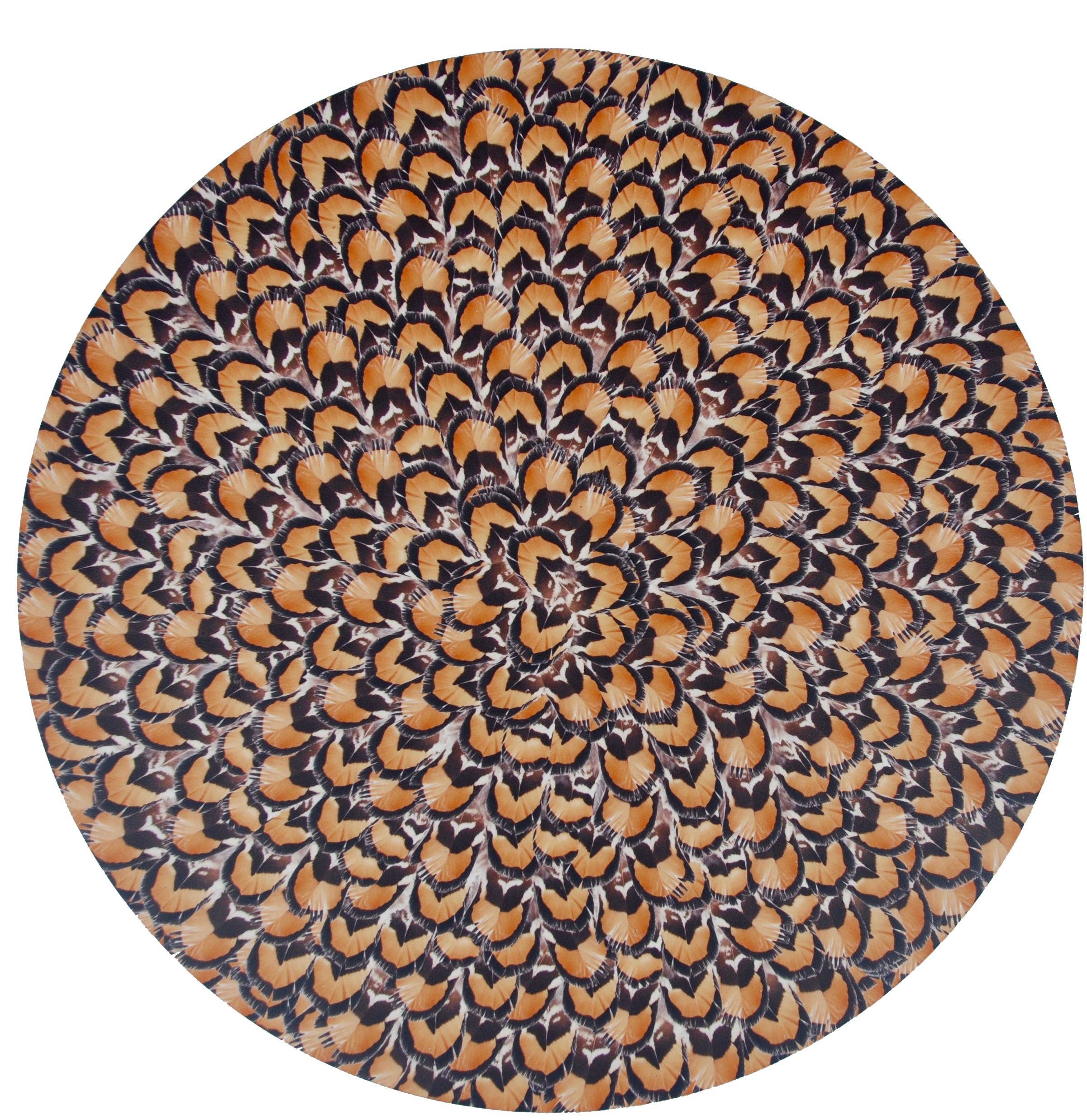 Tisch New York - Wholesale Placemat - Placemat/ Coaster, Feathers (New Reeves Pheasant)0