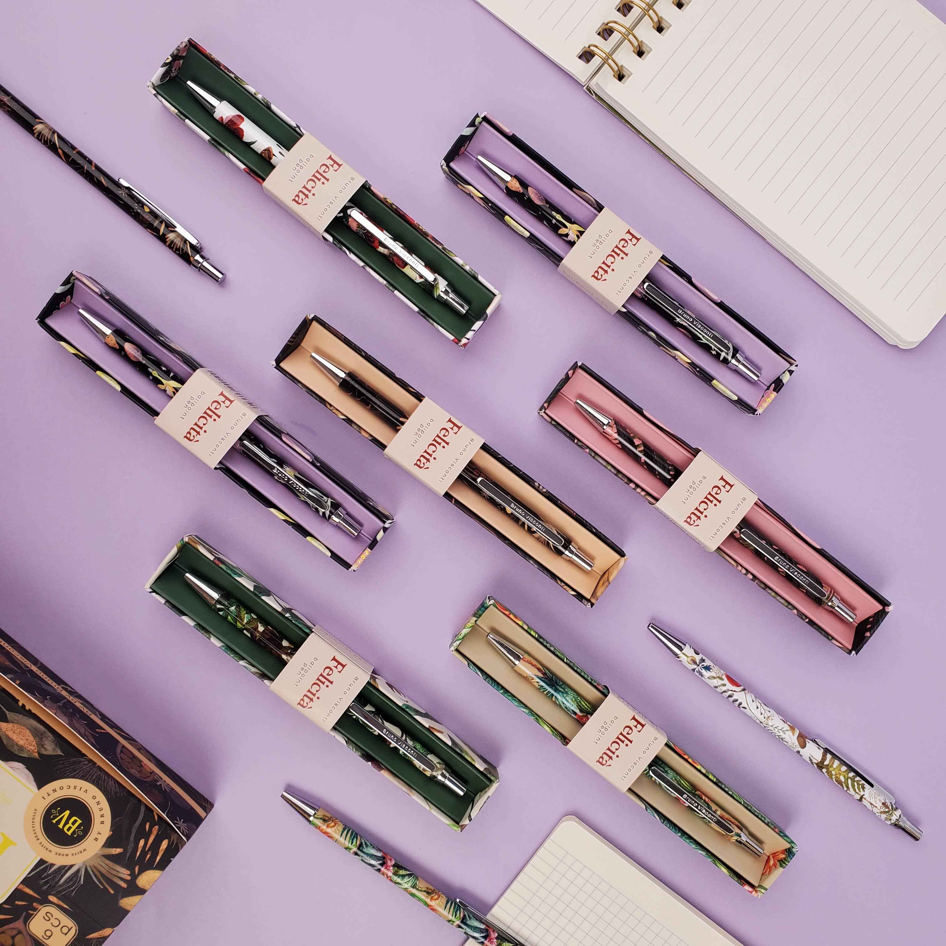 BV by Bruno Visconti - Vente Stylos - Stylo à bille Felicita Night Flowers27