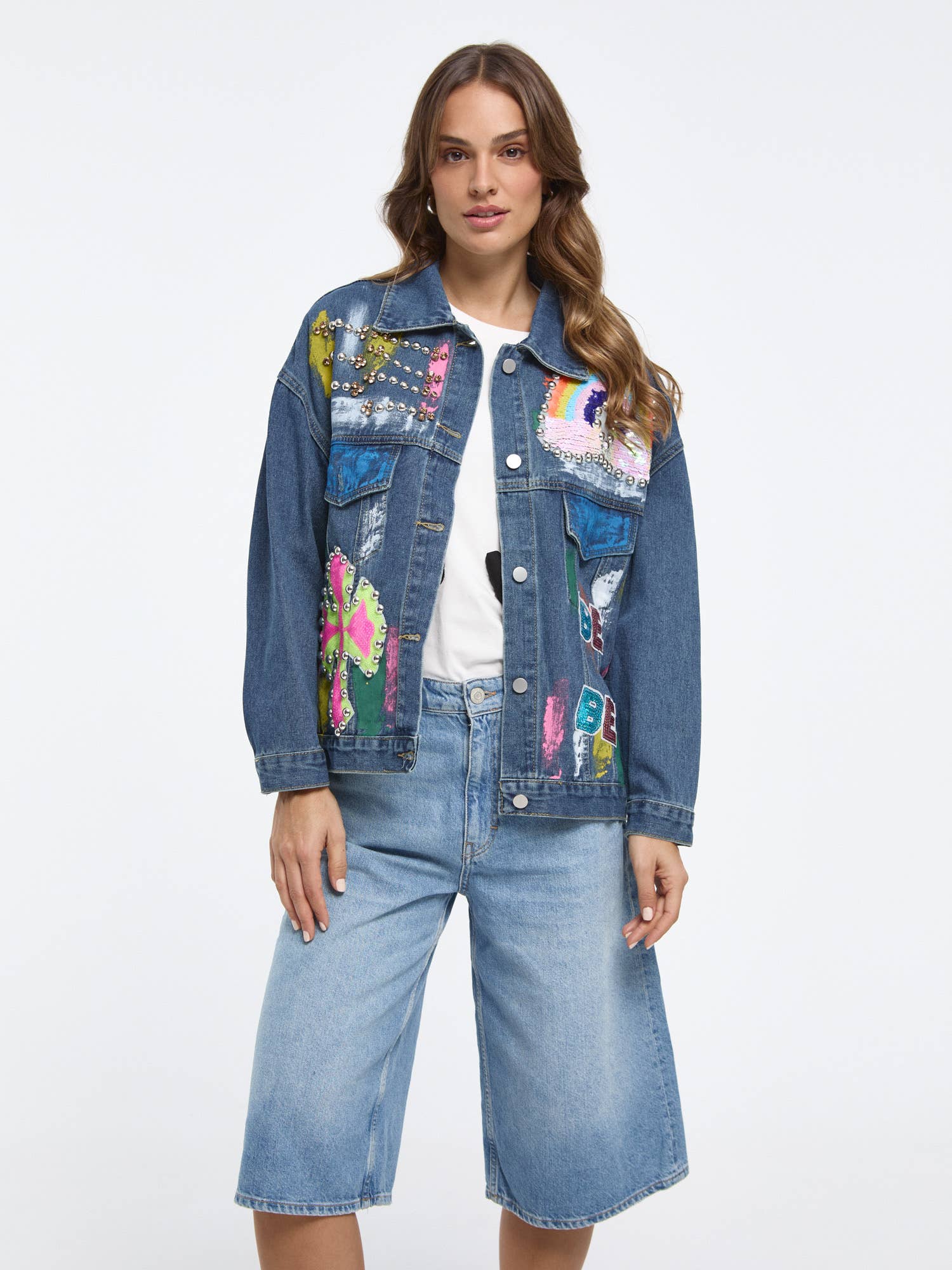 SWEET MAGIC MODA Y COMPLEMENTOS – wholesale Denim jacket – Women's – PRINTED COWGIRL1