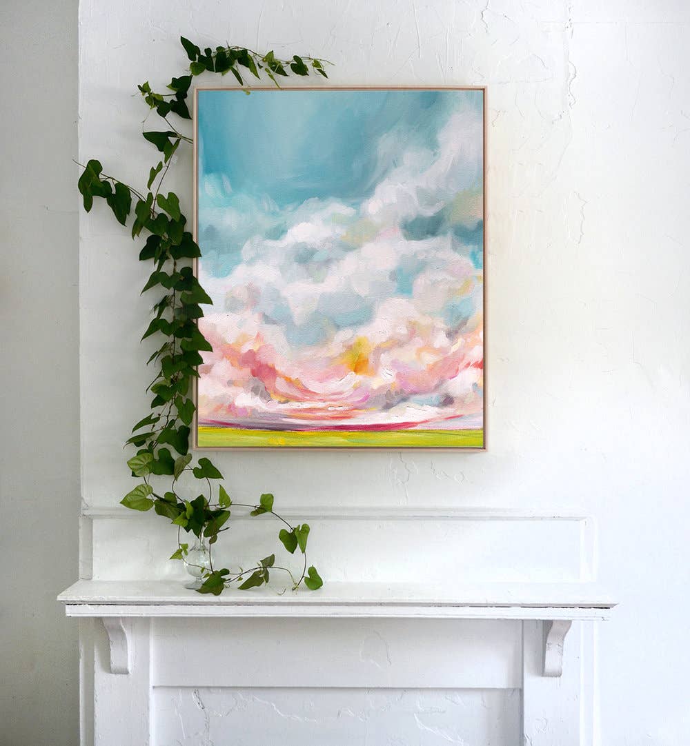 Emily Jeffords - Wholesale Art Print - "In Rosie Flight" A Canvas Print by Emily Jeffords1