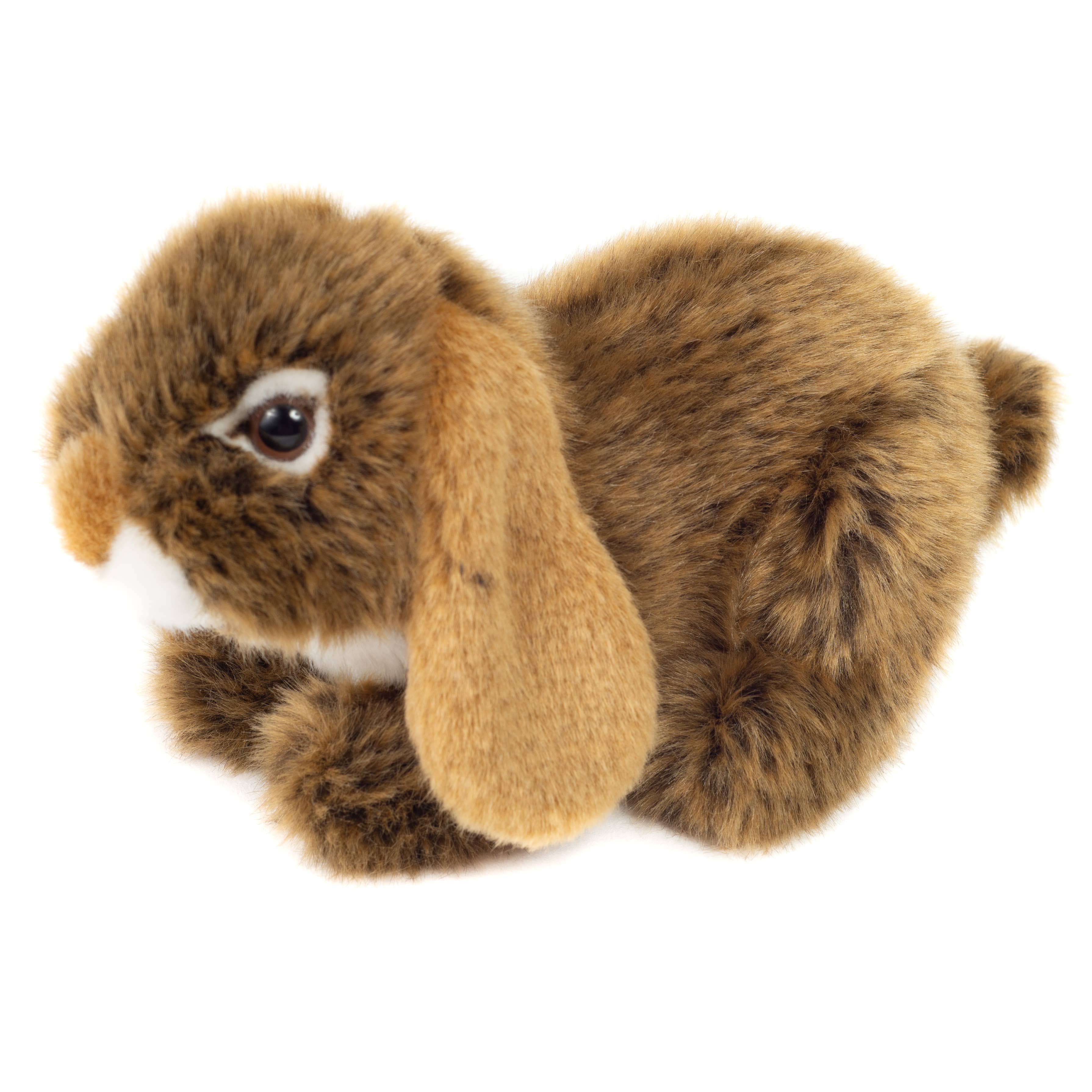 Teddy Hermann - Wholesale Stuffed/plush toy – Kids & baby - Brown ram rabbit 18 cm - plush toy - soft toy2