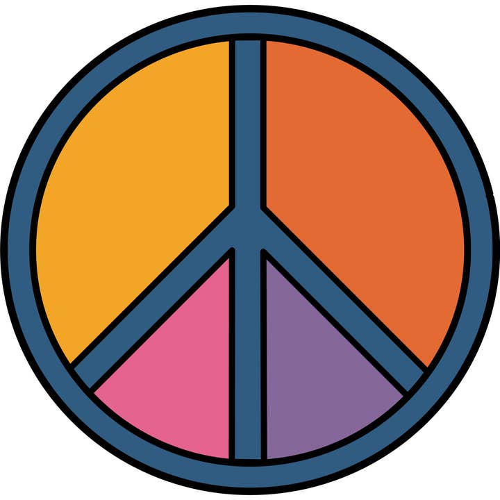 PEACE SIGN STICKER for wholesale by Stickerlishious