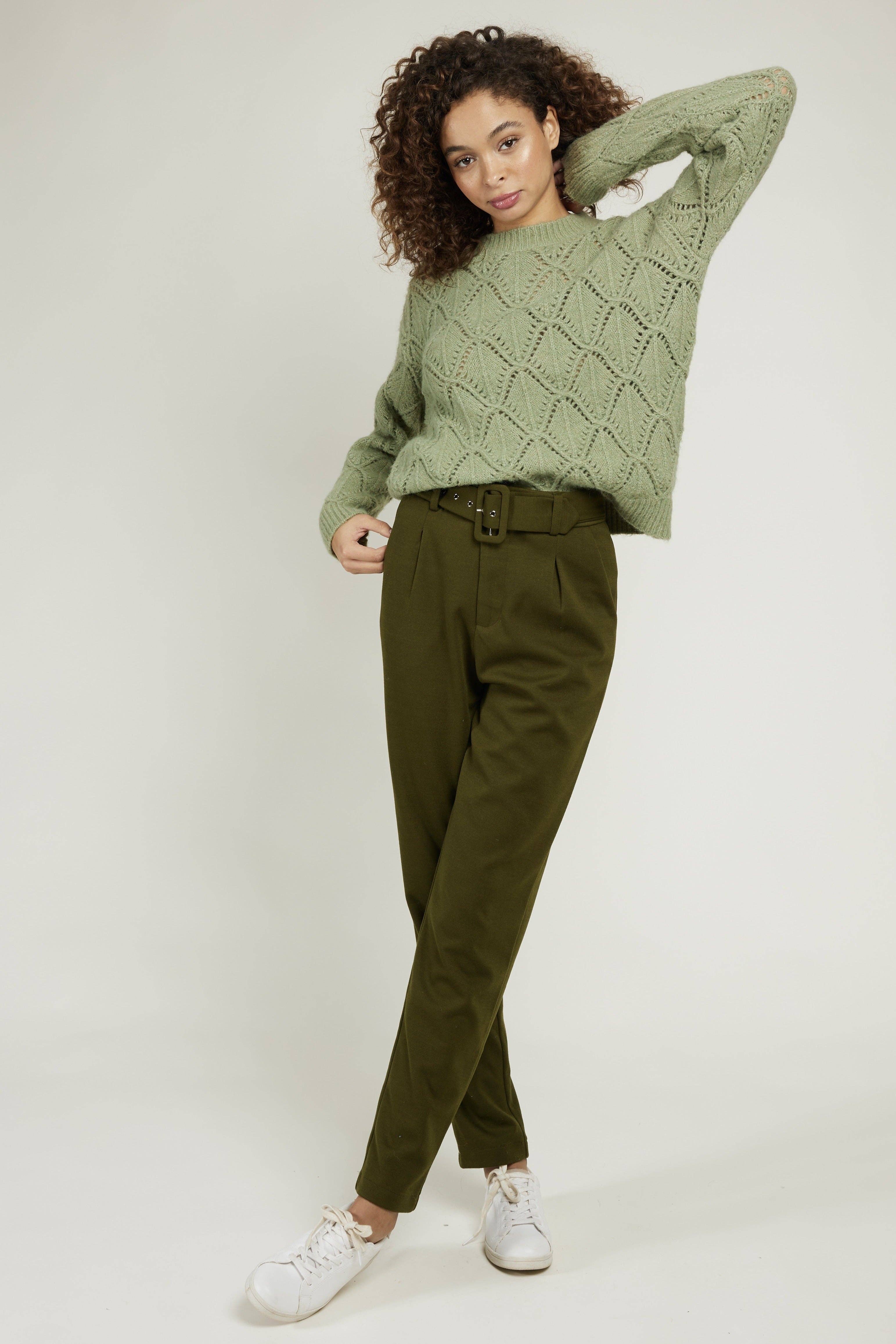 Andy & Lucy - Wholesale Pants - Women's - BRIANNA - Trousers with belt10