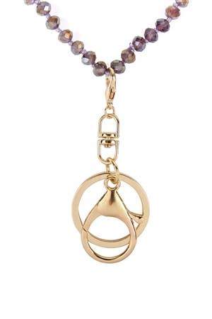 MYS Wholesale Inc - Vente Cordon à lunettes de vue / de soleil – femme - Collier Lanière Perles en verre12