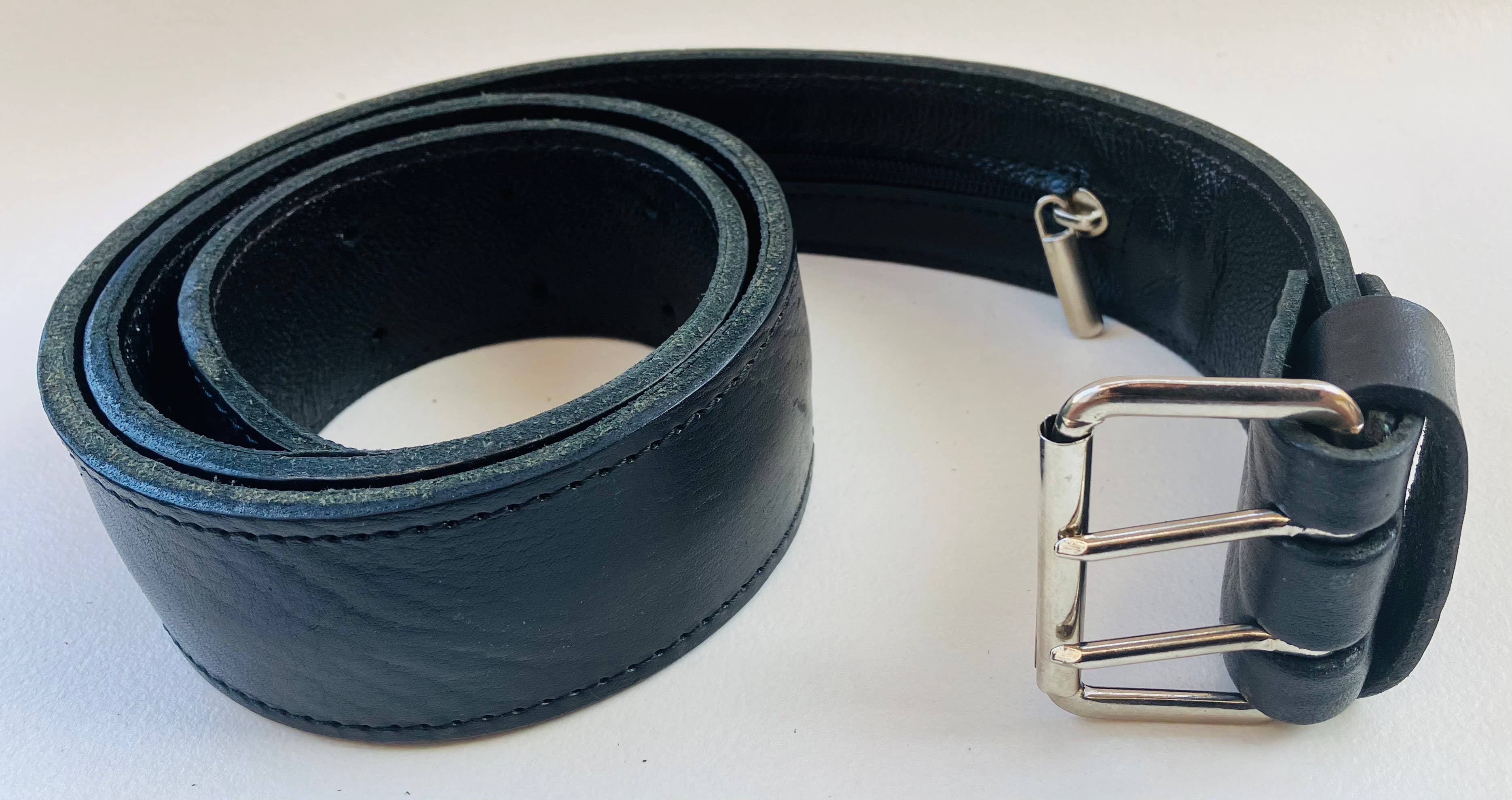 Black Money Belt, Security Belt, Leather Travel Belt for wholesale on Faire7