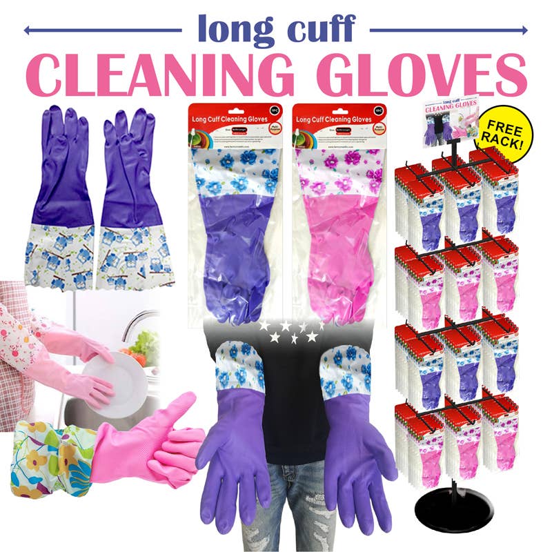Deluxe Import Trading - Wholesale Cleaning Gloves - 144pc Dish Washing Gloves Display0