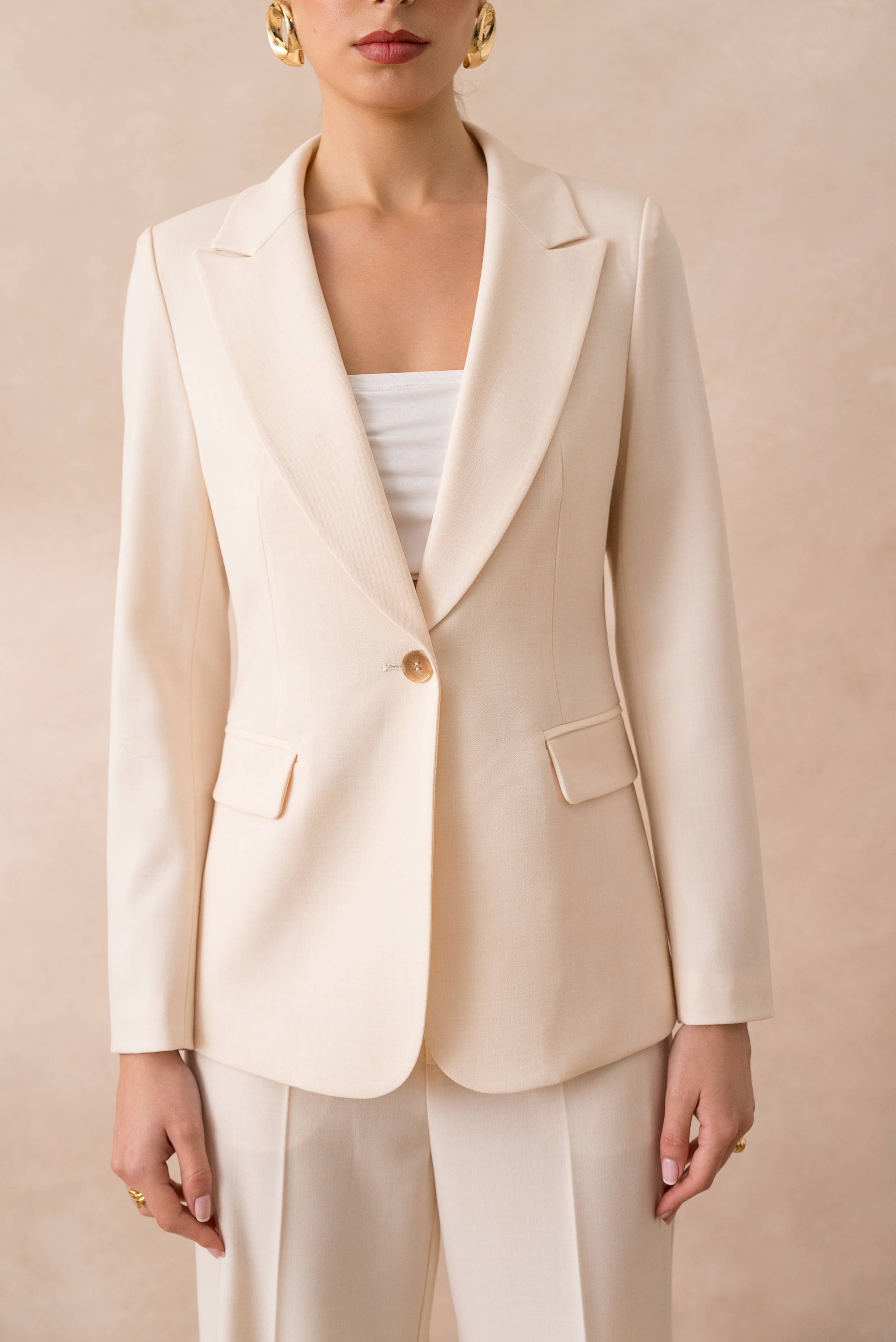 Attentif Paris – wholesale Kostymjacka – Dam – Heather figursydd kavaj för dam73