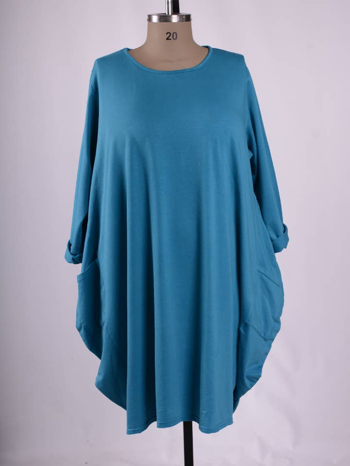 Parachutejurk met zakken katoen - 9215 voor wholesale door Jeld Wholesale