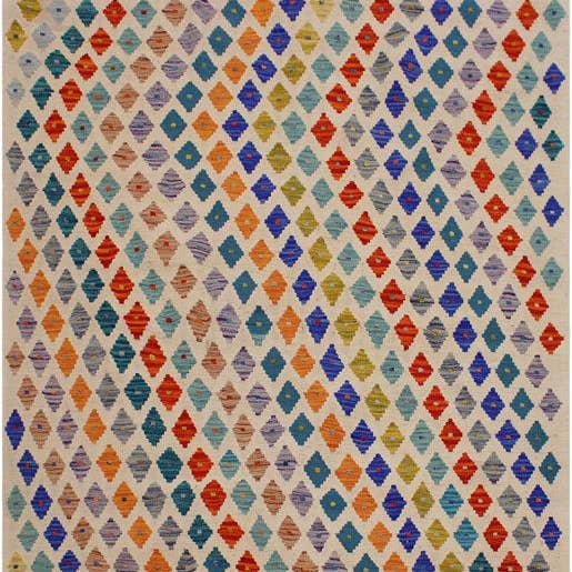 Modern Turkish Kilim Ermelind Hand-Woven Wool Rug - 4'11'' x 6'8'' for wholesale by Arshs Fine Rugs