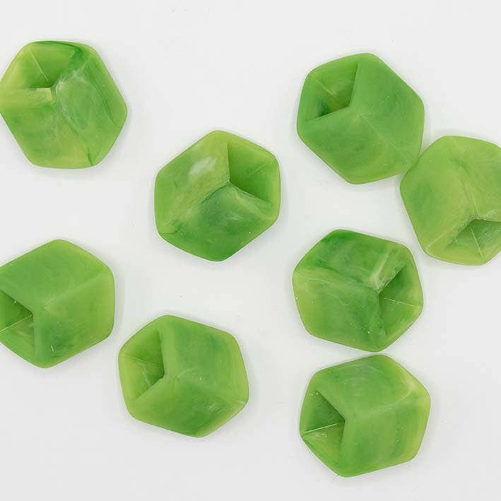 FATES, style with a story – Großhandel Individueller Charm/Anhänger – Cube Apfelgrün