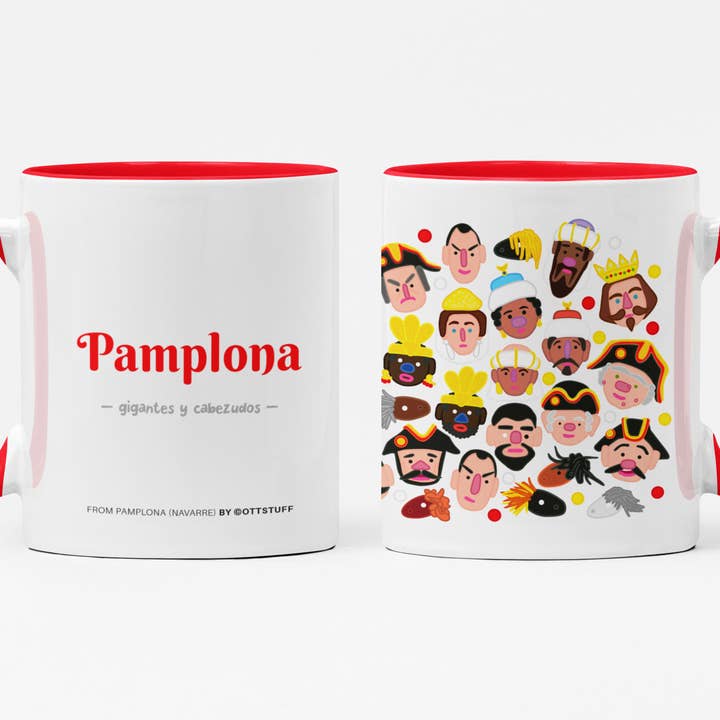 Tazas Pamplonicas® De Los Gigantes, Kilikis y Cabezudos para venta al por mayor de Pamplonicas®
