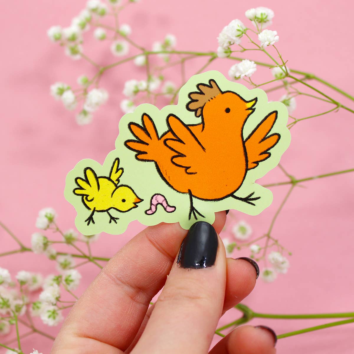 PONY PEOPLE - Wholesale Sticker - Cats and Chickens Sticker Set1