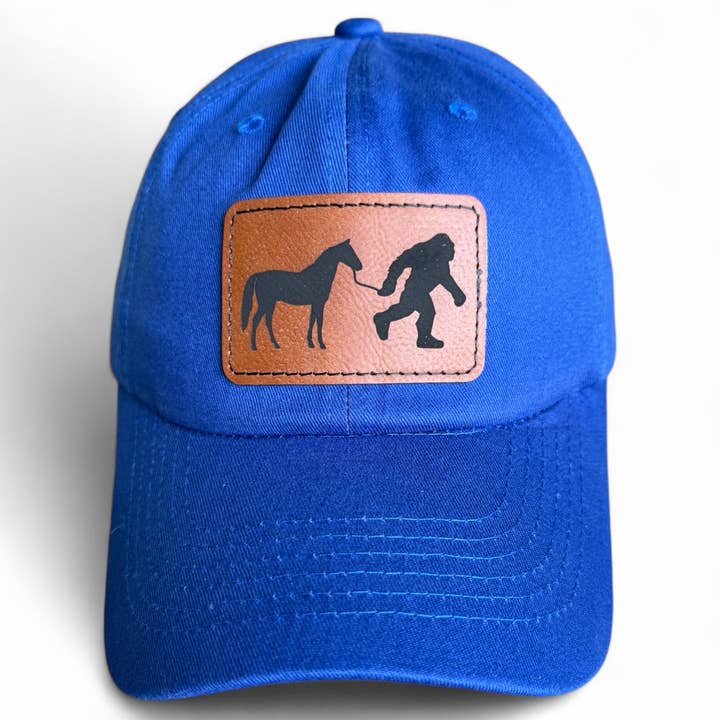Sasquatch Bigfoot Walking Horse Baseball Hat More Colors for wholesale by Barleywood Designs