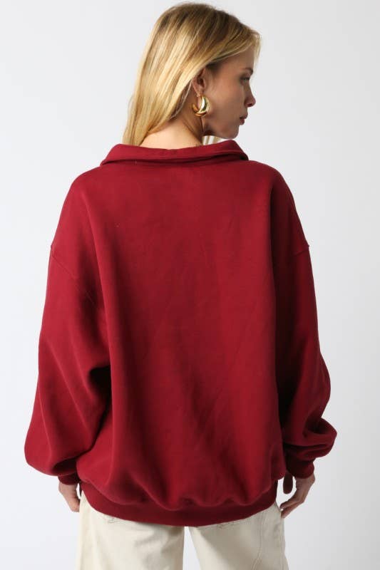 Olivaceous - Wholesale Knit Sweater - Women's - Julie Button Sweater15