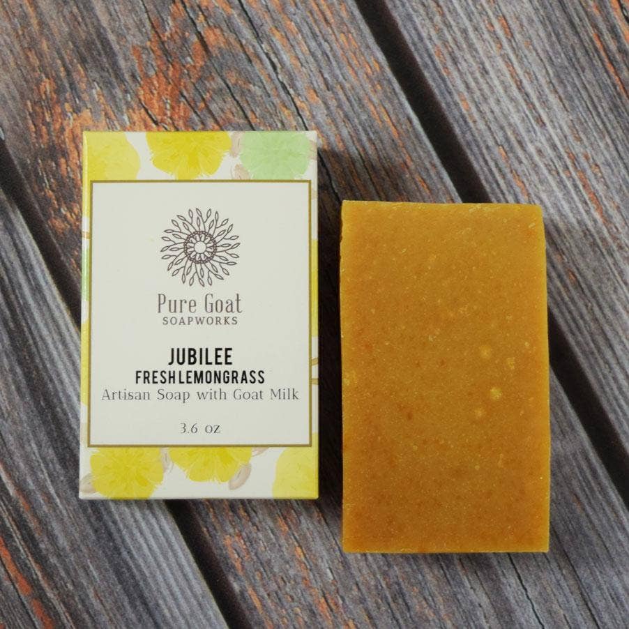 REMOVED BRAND - Wholesale Bar Soap - Fresh Lemongrass Goat Milk Soaps0