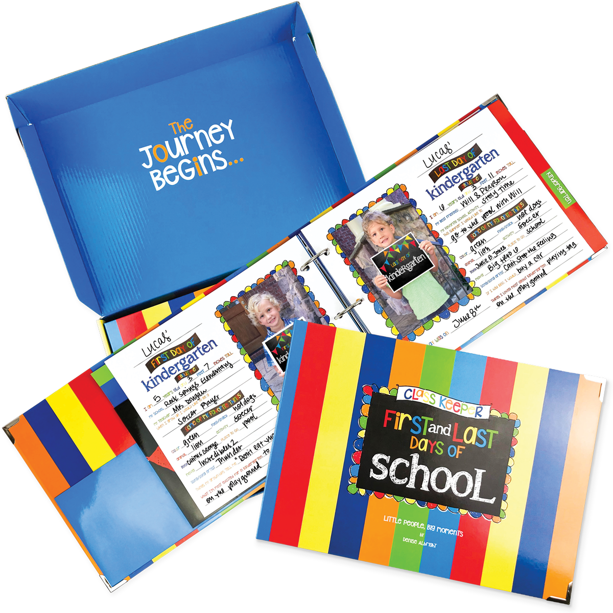 Denise Albright® - Wholesale Memory Book - Kids & Baby - Class Keeper® School Days Memory Book | Open Stock1