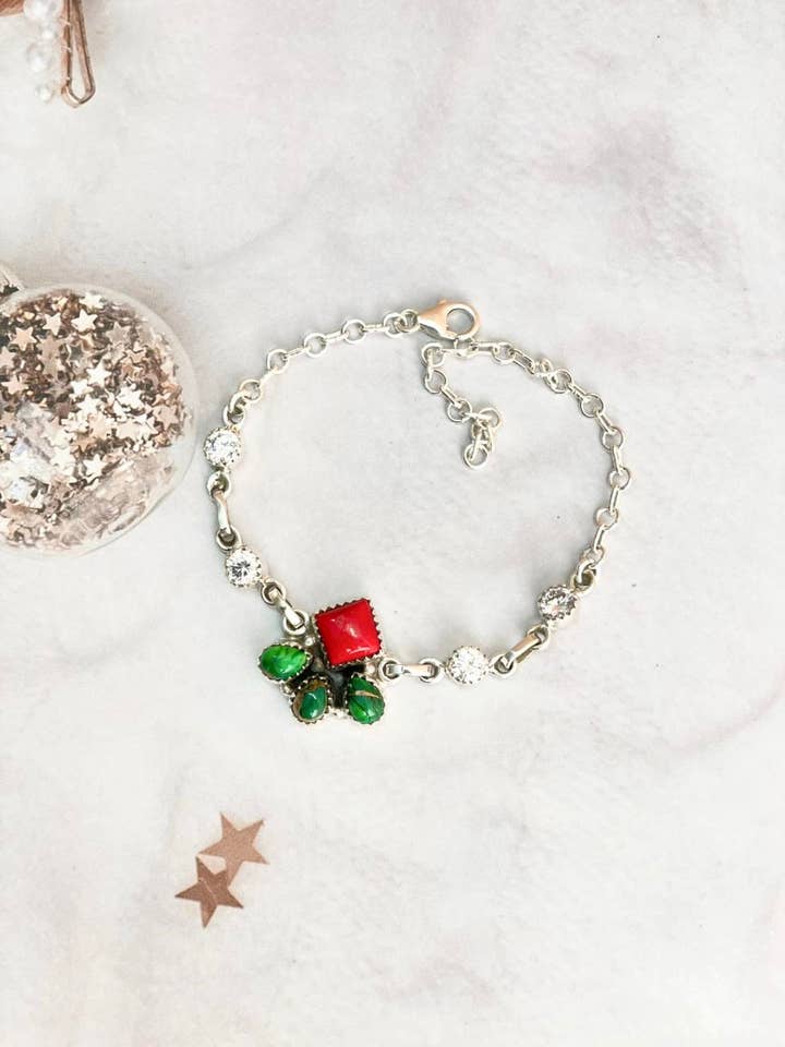 Navidad en Kandyland CZ & Pulsera de Racimo para venta al por mayor de Krush Kandy