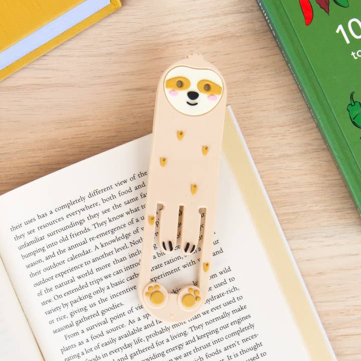 Gift Republic - Wholesale Booklight - SLOTH READING LIGHT AND BOOKMARK1