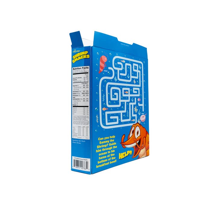 Prank-O - Wholesale Gag Gift/Novelty Gift - Shrimp Smacks Prank Cereal Gift Box
