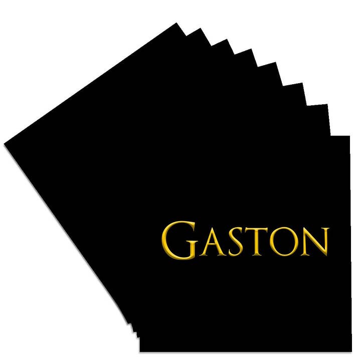 3dRose, Gaston classic boy baby name in America. Yellow on black gift, charm, Coaster and other Purchase Wholesale gaston. Free Returns & Net 60 Terms on Faire trending on Faire.
