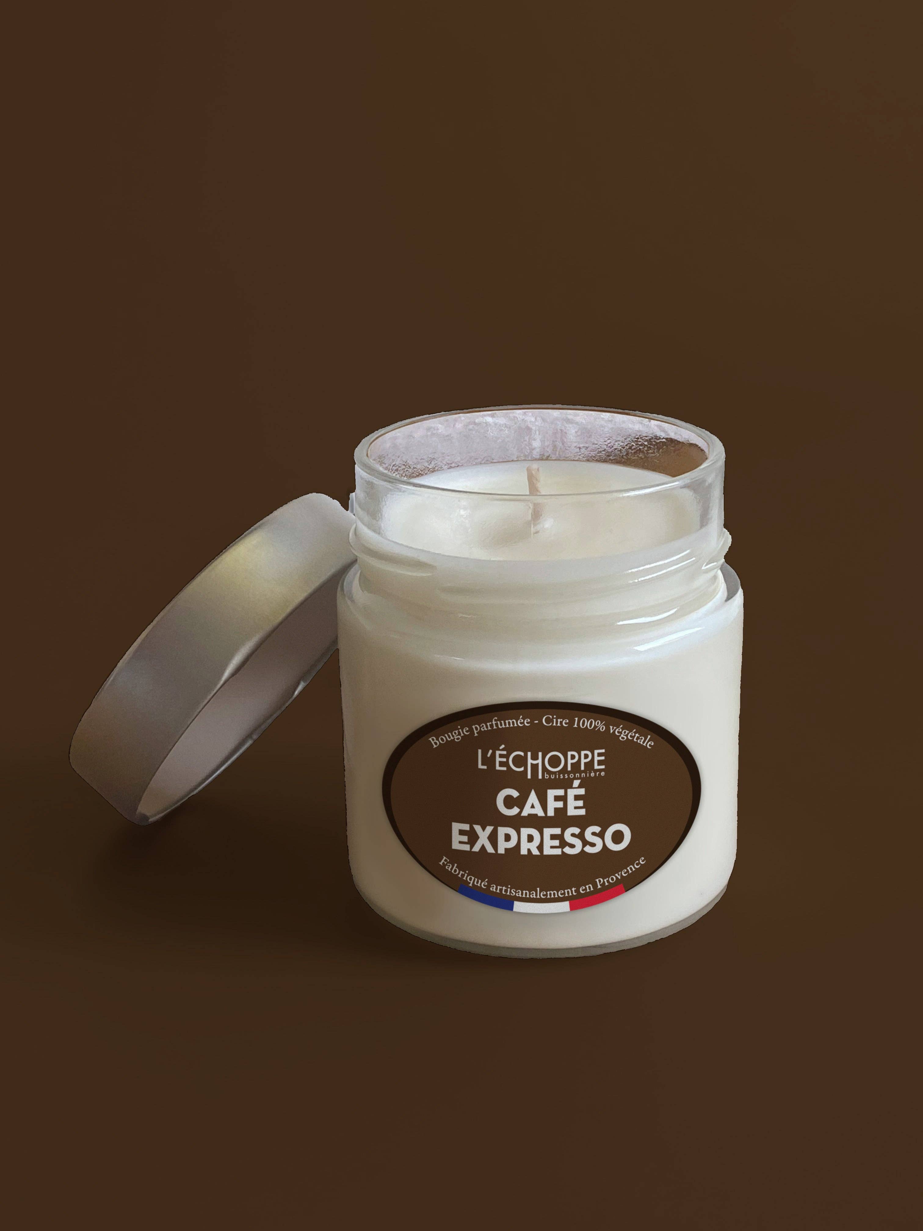 L'Échoppe Buissonnière - Wholesale Jar/Filled Candle - Espresso Coffee - Scented Candle 180g2