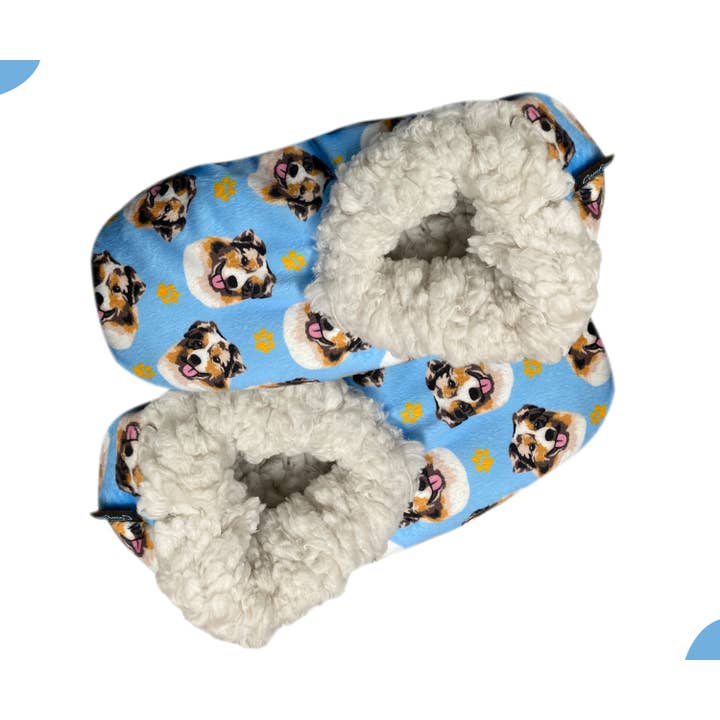 E&S Pets – Engroshandel Slippers - Dame – Australske Shepherd Tøfler2