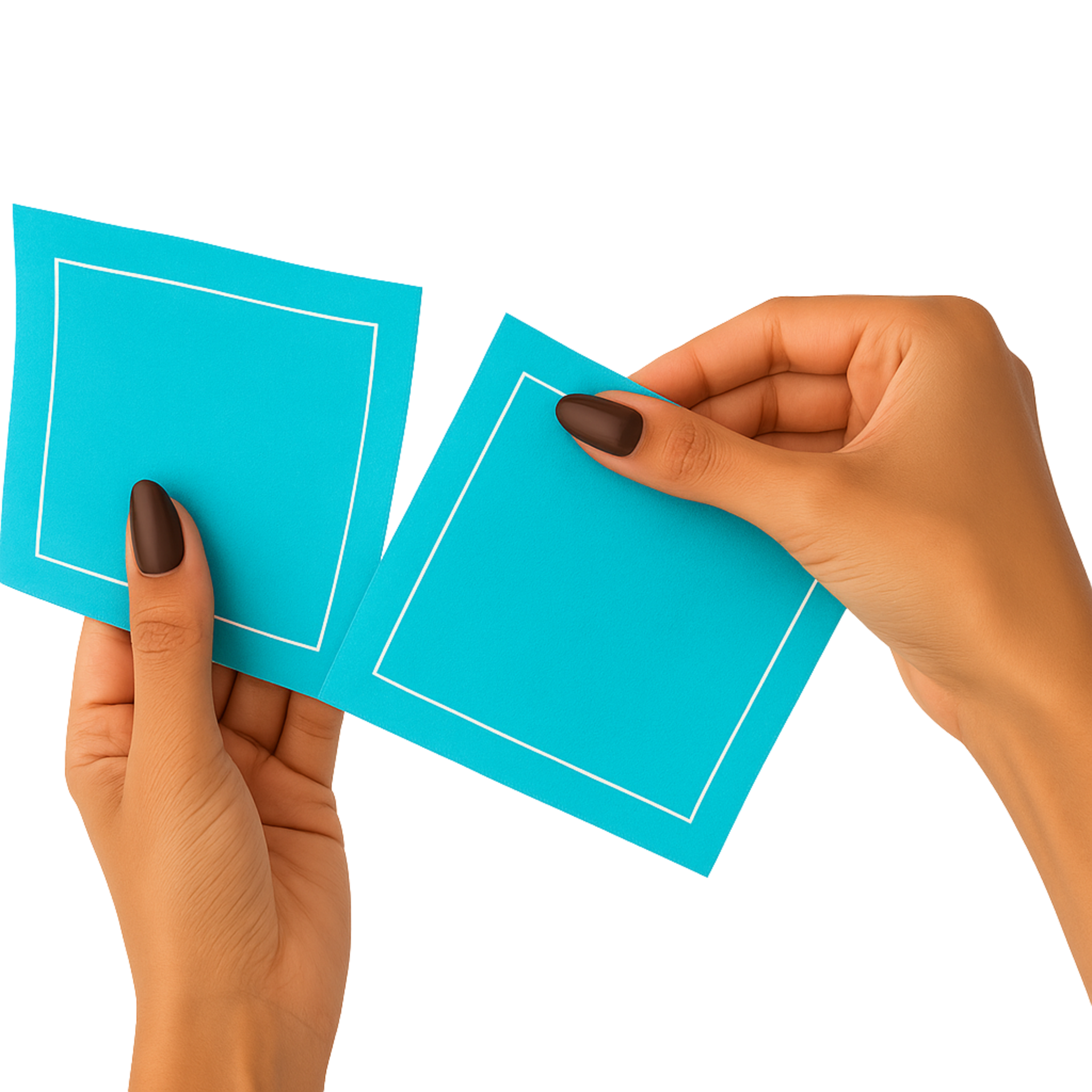 Toasting With Tara - Vente Serviettes jetables - Rouleau de Serviettes à Cocktail en Coton : Le Vrai Turquoise (Bleu Électrique)1