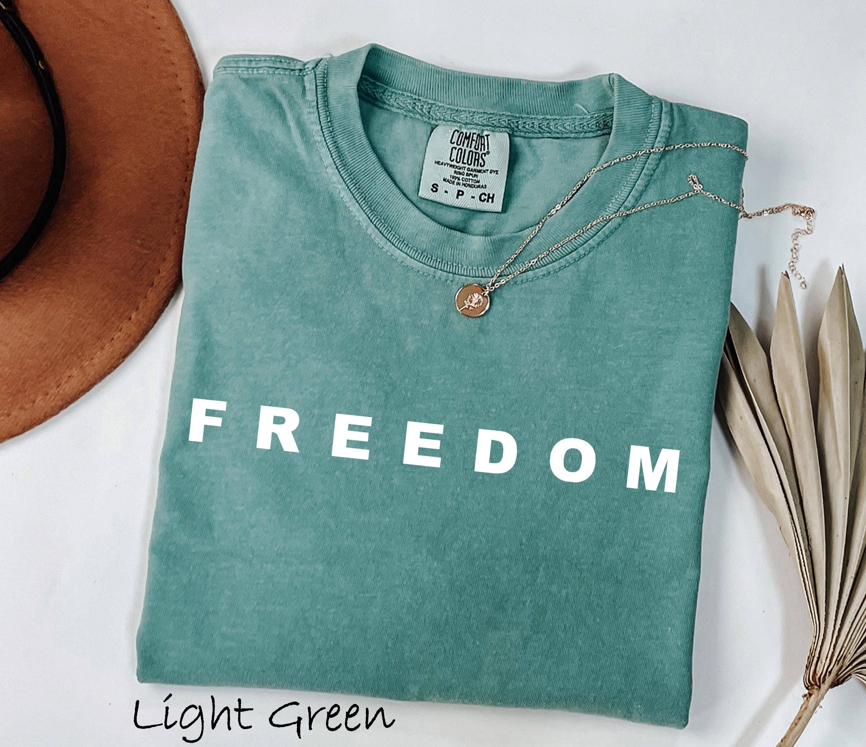 Glaime - Wholesale T-Shirt (Graphic) - Women's - Comfort Colors Charlie Kirk Freedom Shirt, Justice for Kirk 3