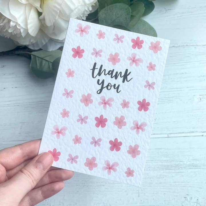 Carte de voeux Fleurs - Vœux assortis pour la vente par Messy Faith